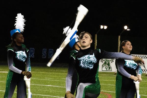 Arundel High School Marching Band Performing